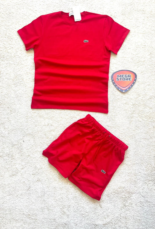 Conjunto Lacoste (Rojo)